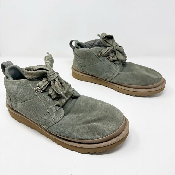 Men\'s Ugg Green Suede Neumel FT Boot Size 12 main image 6